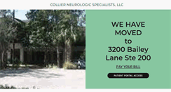 Desktop Screenshot of collierneurologic.com